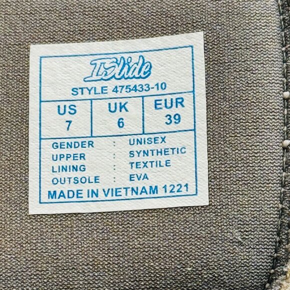 ISlide San Diego Padres Unisex Slides US 7 Palm Design Synthetic Upper White - Picture 2 of 8